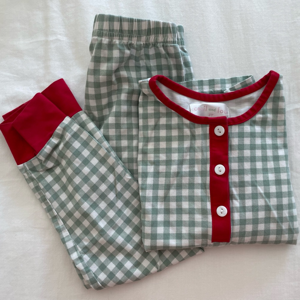 Cecil and Lou Kids Christmas pajamas